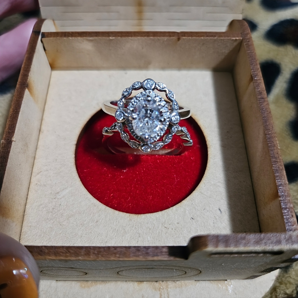Moissanite Bridal Set